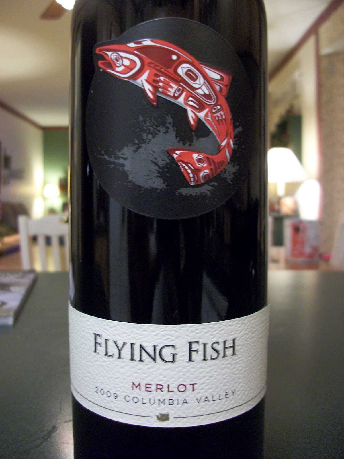 Ashley's Wine Blog Tasting Flying Fish Merlot