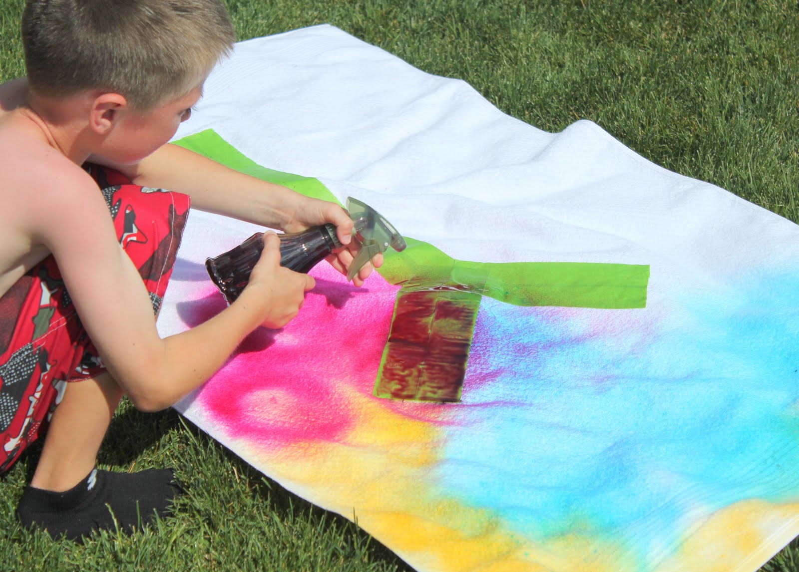 Crafty Sisters Spray Tye Dye Towels