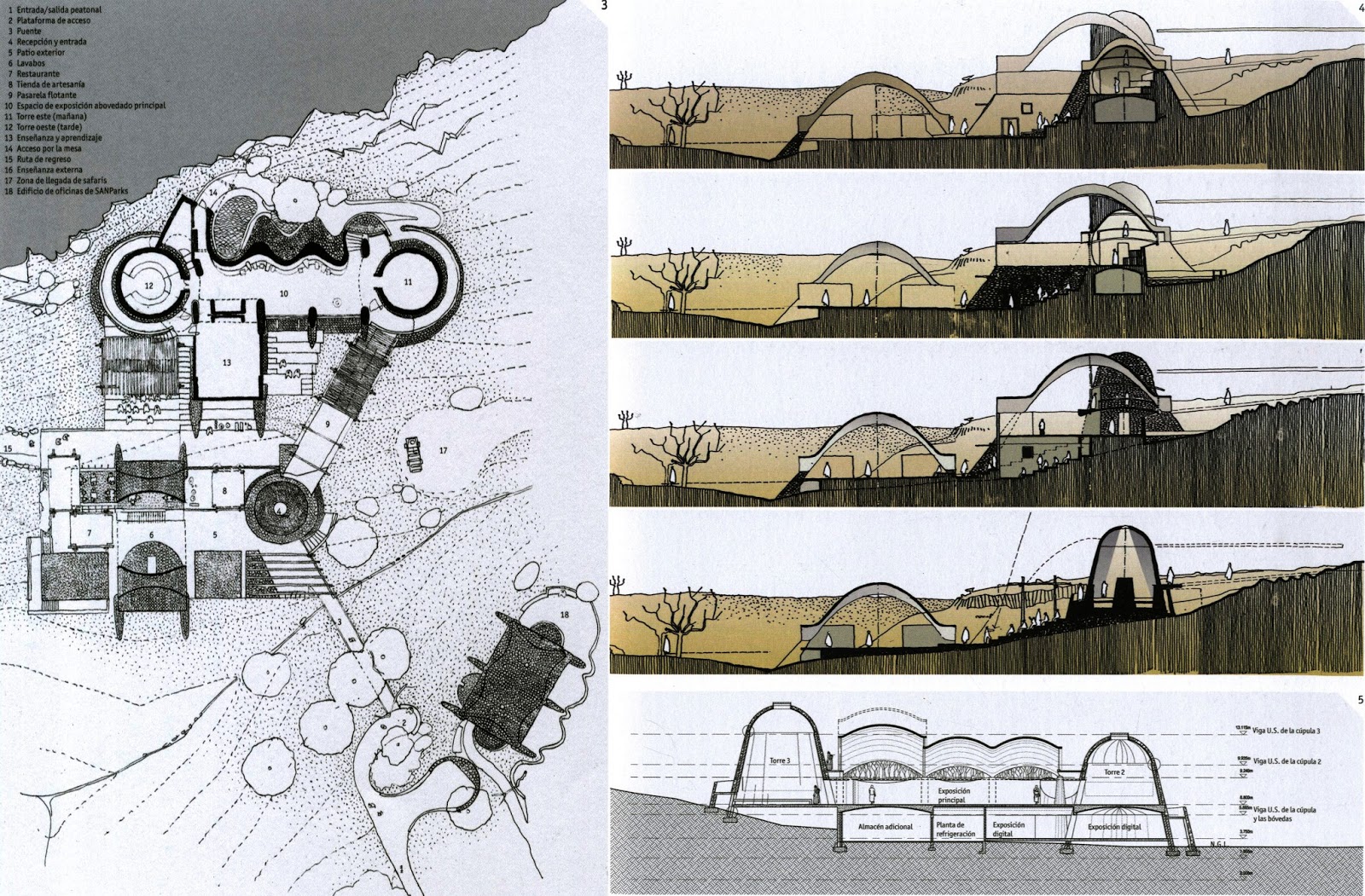 Mapungubwe interpretation centre construction image