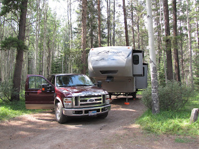 Jasper National Park camp spot.