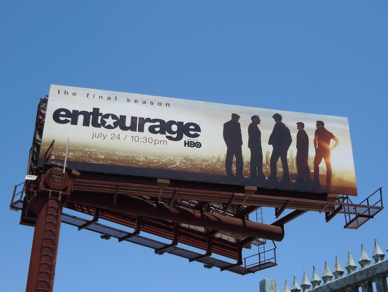 Entourage season 8 TV billboard