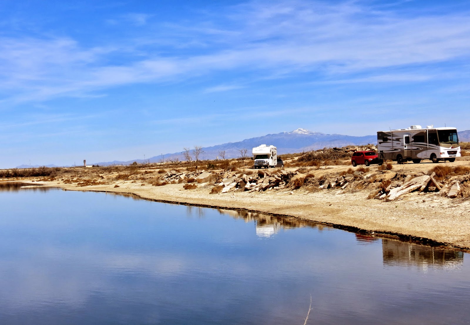 Where's Liz? 2014 Lake Holloman and White Sands, NM