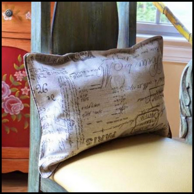 Dollar Store Crafter Pillow Made From Place Mats