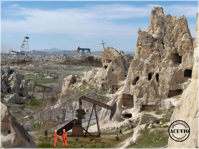 Sonde petroliere la Cappadochia Turcia