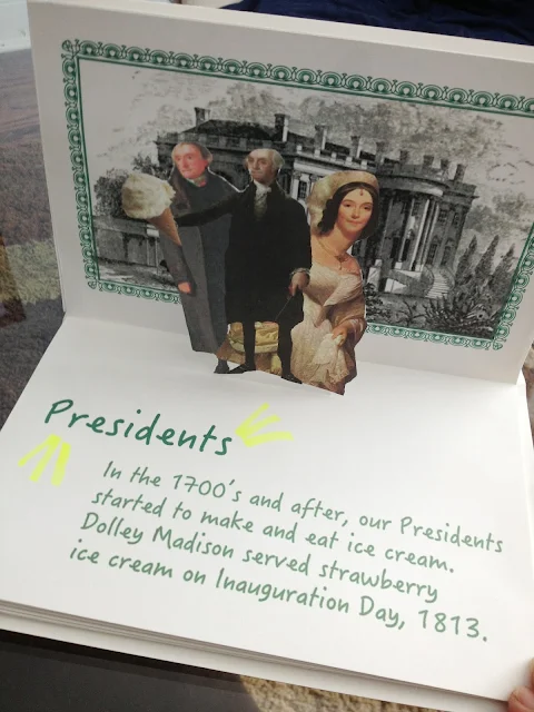 presidents and ice cream history