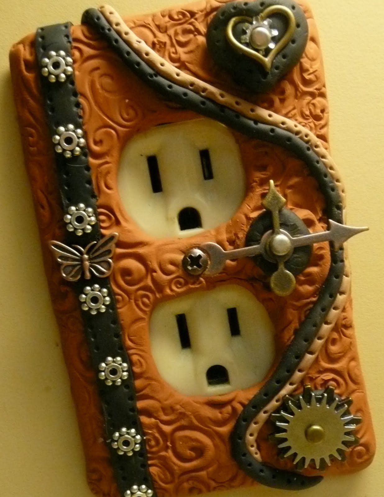Sandy's Creations in Clay Unique Polymer Clay Light Switch Covers
