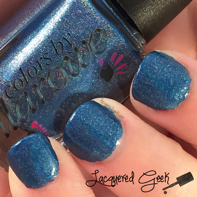 Colors by Llarowe That Bloo is Mine! nail polish swatch by Lacquered Geek