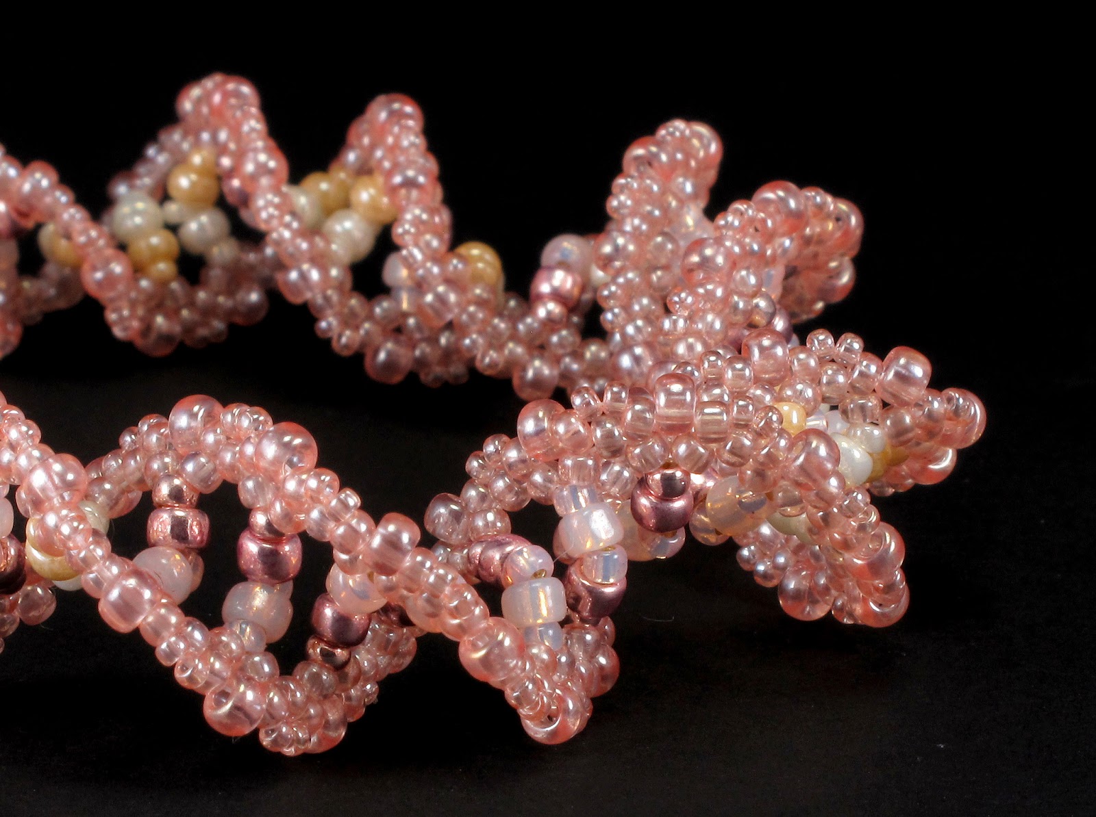 Bead Origami Beaded DNA Bracelet