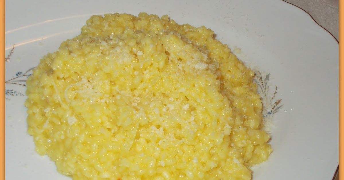 RICETTE ZUCCA Risotto alla milanese con midollo