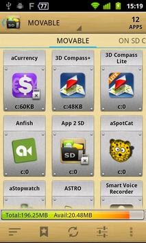 AppMgr Pro III (App 2 SD) android apk - Screenshoot AppMgr Pro III (App 2 SD) android apk Android