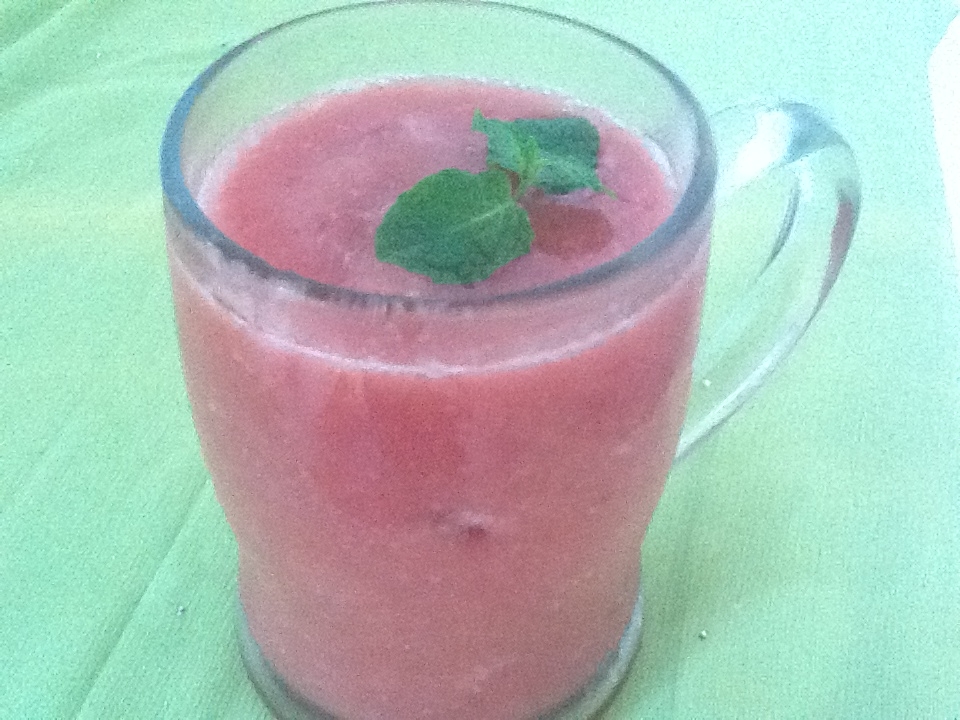 Mayuri's Jikoni 81. banana watermelon smoothie