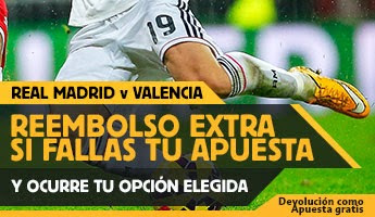 betfair reembolso 25 euros Real Madrid vs Valencia 9 mayo betfair reembolso 25 euros Real Madrid vs Valencia 9 mayo
