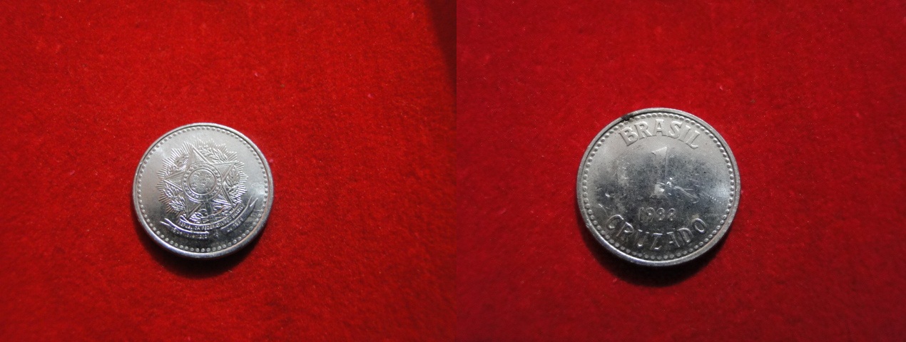 Numismática e Colecionismo 1 Cruzado Novo 1988 (Varias Unidades) Troca