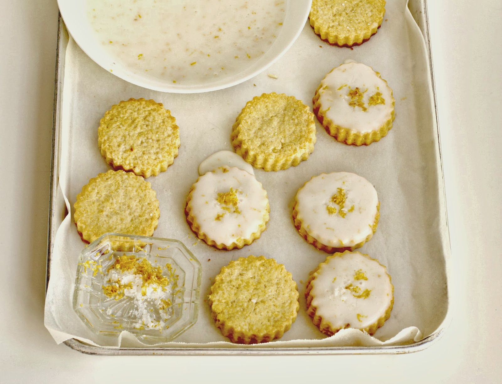 Milk and Honey Lemon Cookies with LemonSalt Sprinkle