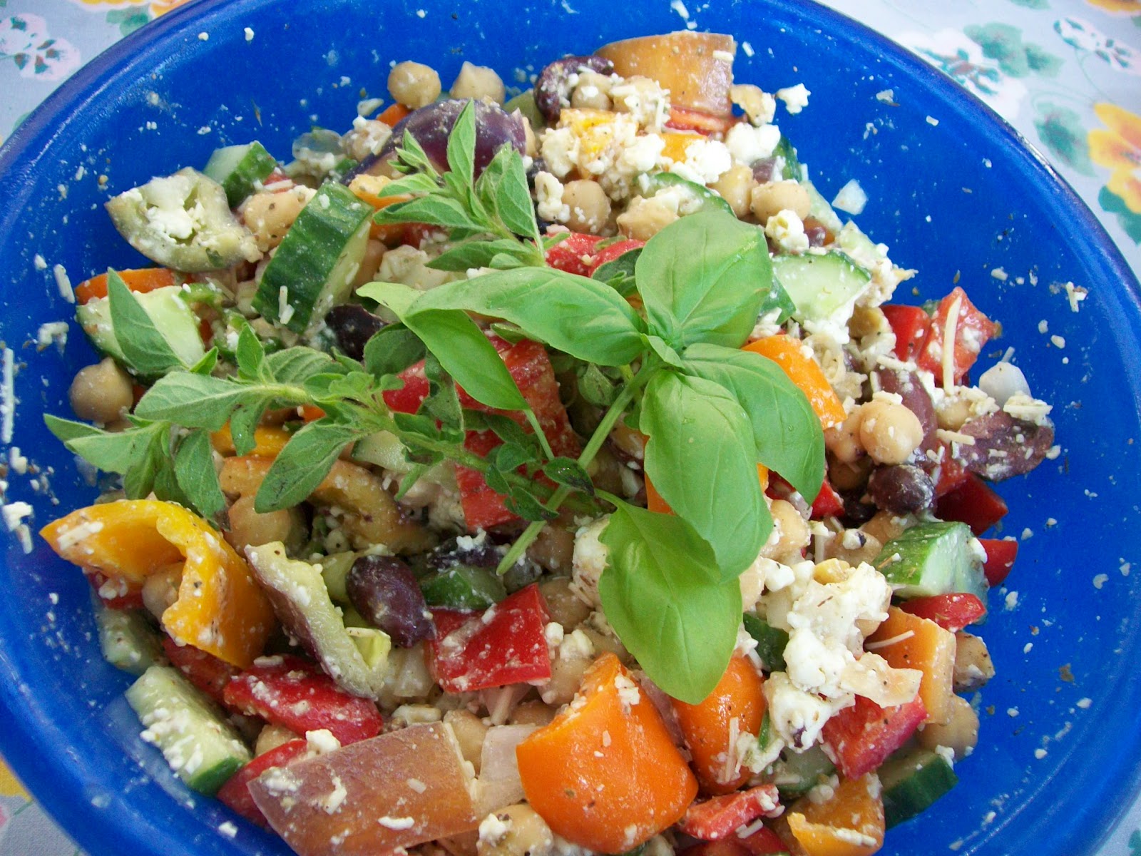 Michigan Cottage Cook ANNE'S COLORFUL BELL PEPPER SALADITALIAN