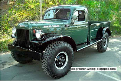 Dodge D Series D100-600 and Power Wagon W100-500 Wiring Diagram | All