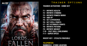 lords of the fallen pc trainer lords of the fallen pc trainer