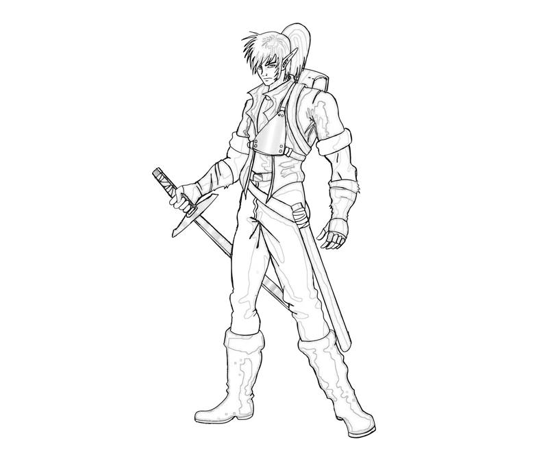 Alundra 2 Alundra Character Coloring Pages alundra-2-alundra-character-coloring-pages