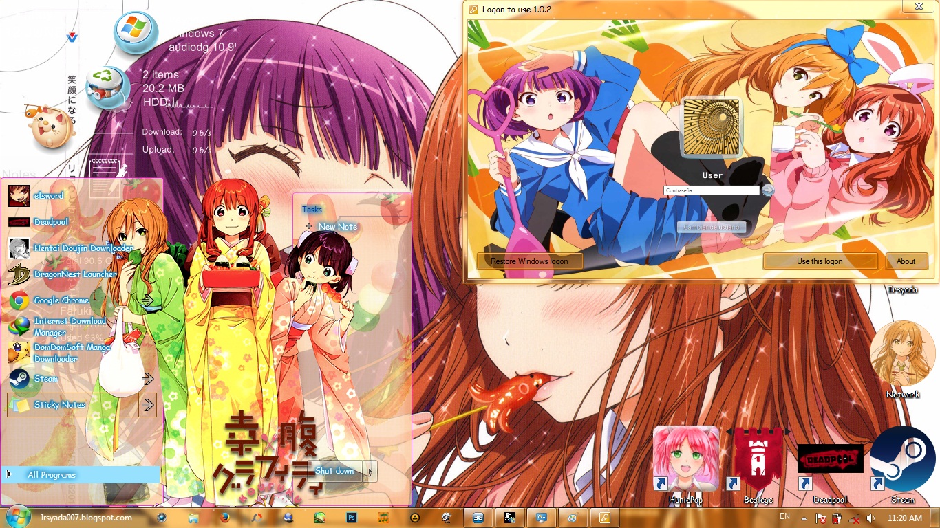 Download Theme Win 7 Koufuku Graffiti Gourmet Girl Graffiti By Free Get Wallpaper Theme Win 7 Koufuku Graffiti Gourmet Girl Graffiti By For Android Free