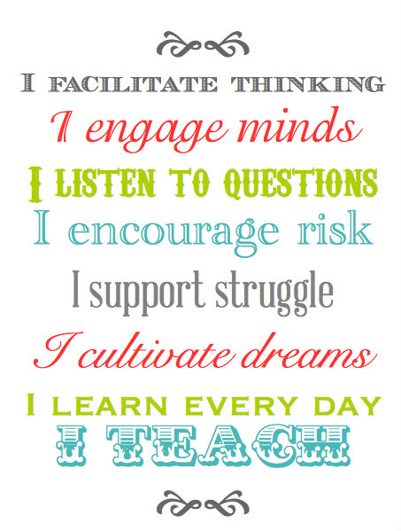 Teacher Appreciation Printable from Blissful Roots