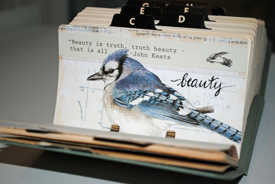 Found on Brighton Rolodex Art Journal Cards