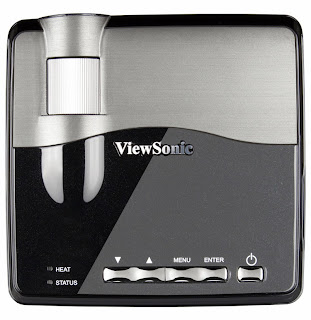 Проектор ViewSonic PLED-W200 - вид всерху