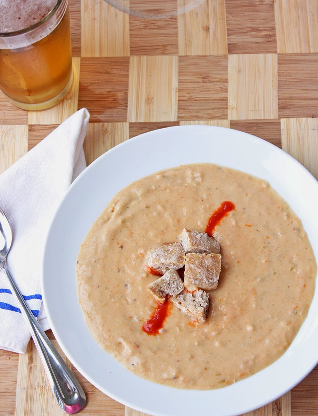 This Grand Adventure ChelsaBea Mashed Potato Beer Cheese Soup