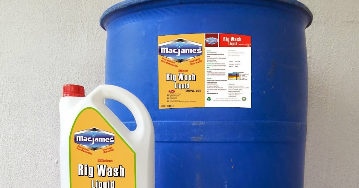 RIG WASH LIQUID MRWL07