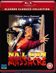 Nail Gun Massacre Blu-ray cover 88 Films