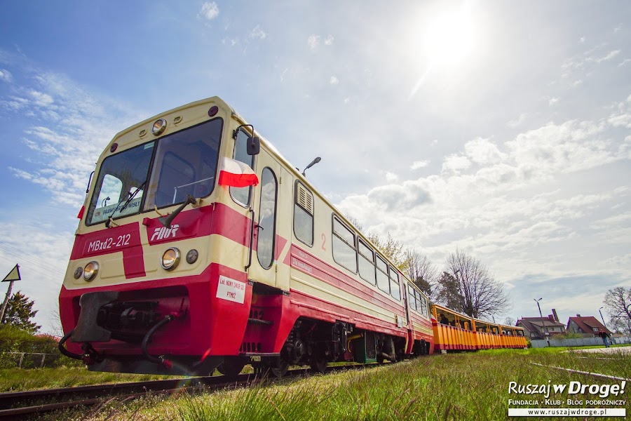Żuławską Kolejką Dojazdową z Nowego Dworu Gdańskiego do Stegny