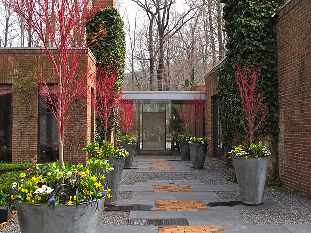 corrugated metal planter