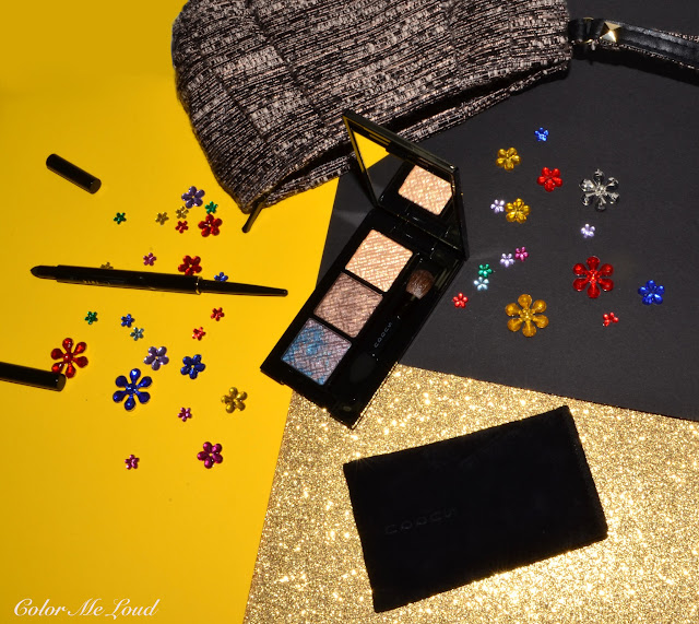 Suqqu Eye Color Palette Ex-03 Aosaori & Christmas 2015 Makeup Kit A, Review, Swatch & FOTD