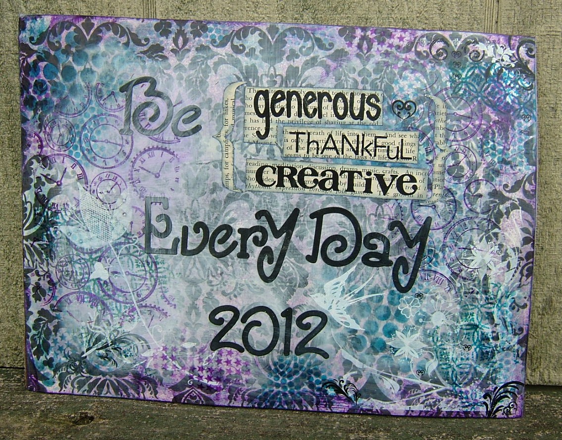 teresa jaye is here to play! 366 Art Journal/Calendar January