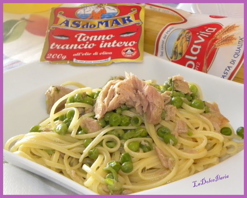 PASTA TONNO E PISELLI da La Dolce Ilaria su Akkiapparicette