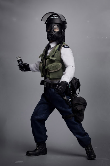 1//6 Scale Dragon Royal Hong Kong Police Tactical Unit Black Beret