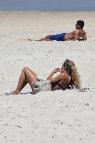 Alice Dellal on The Beach in Rio De Janeiro Alice Dellal on The Beach in Rio De Janeiro