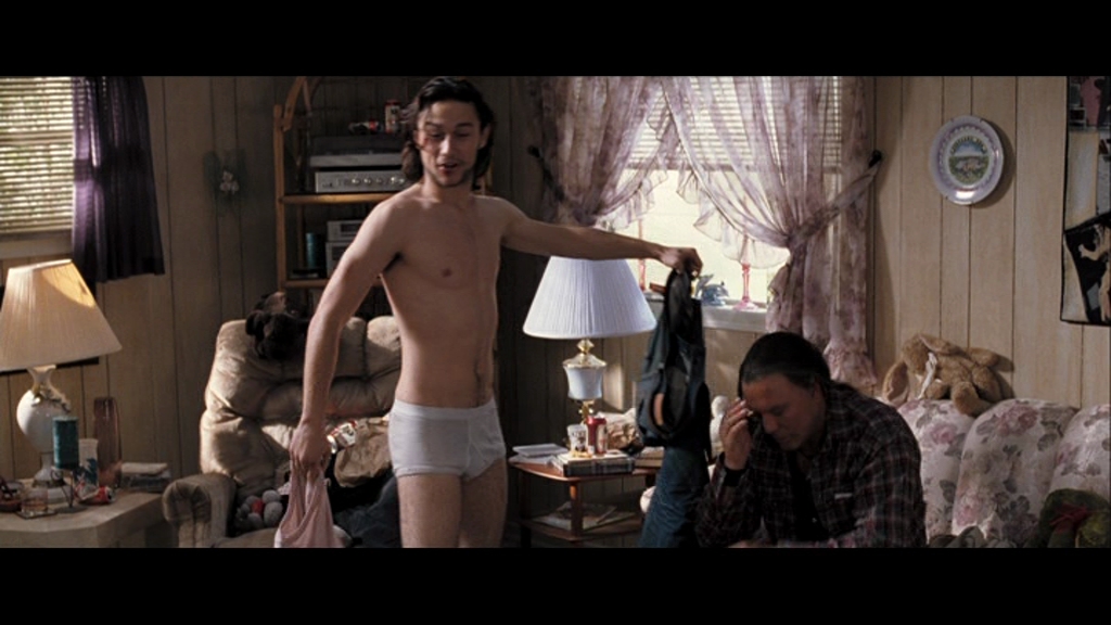 Joseph Gordon-Levitt - Shirtless & Barefoot in "Kill Shot" .