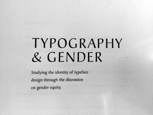 typography dissertation