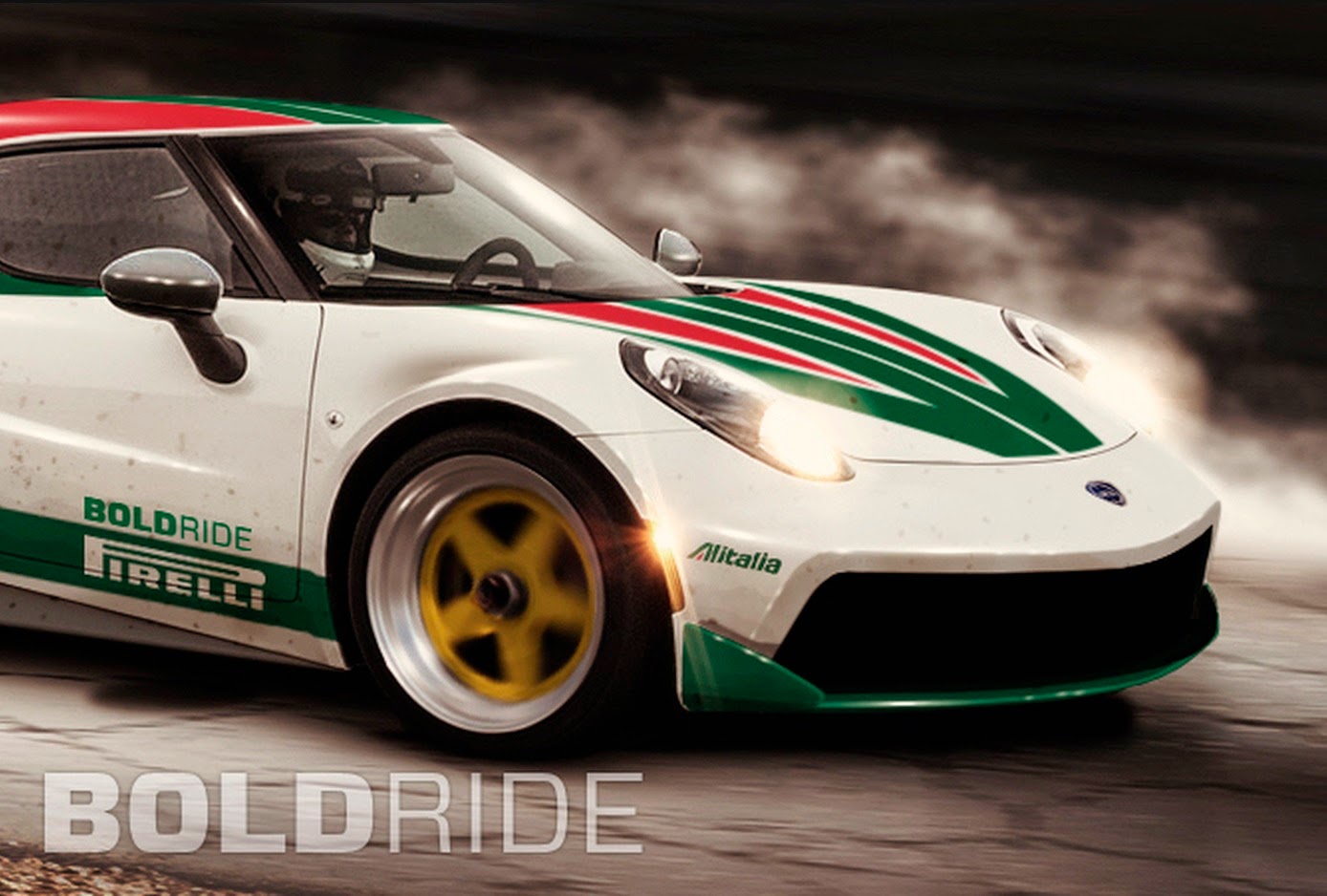 Alfa Romeo 4c Based Modern Lancia Stratos Rally Car