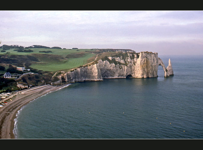 Cotes Normandes Cote D Albatre Etretat Panorama 70eme