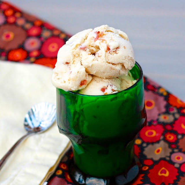 Maple Whiskey Bacon Ice Cream The Sweets Life