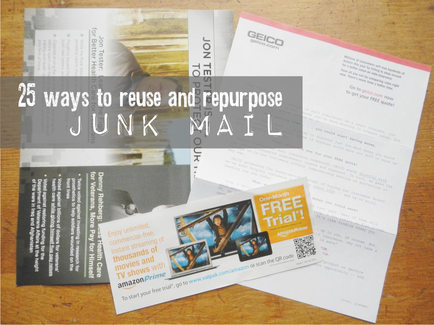 Kanelstrand 25 Ways to Reuse and Repurpose Junk Mail