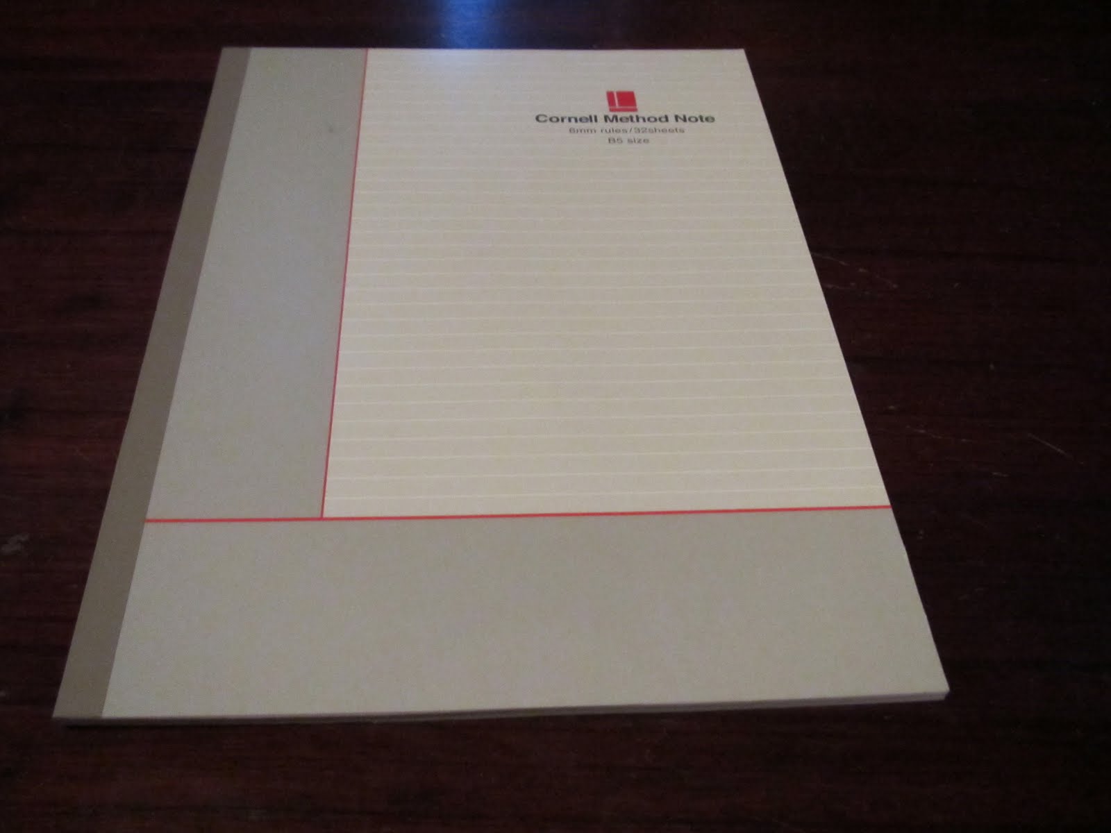 Pen and Paper Hoarder Cornell Note B5 Notebook