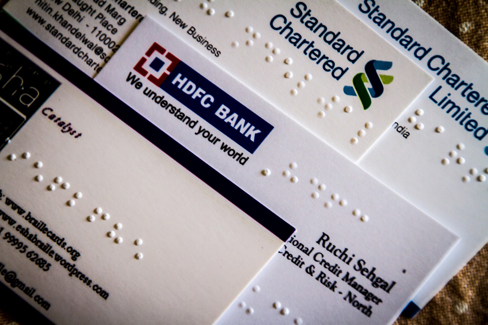 walk_out_walk_on Empower the blind get your Visiting Cards Braille Enabled