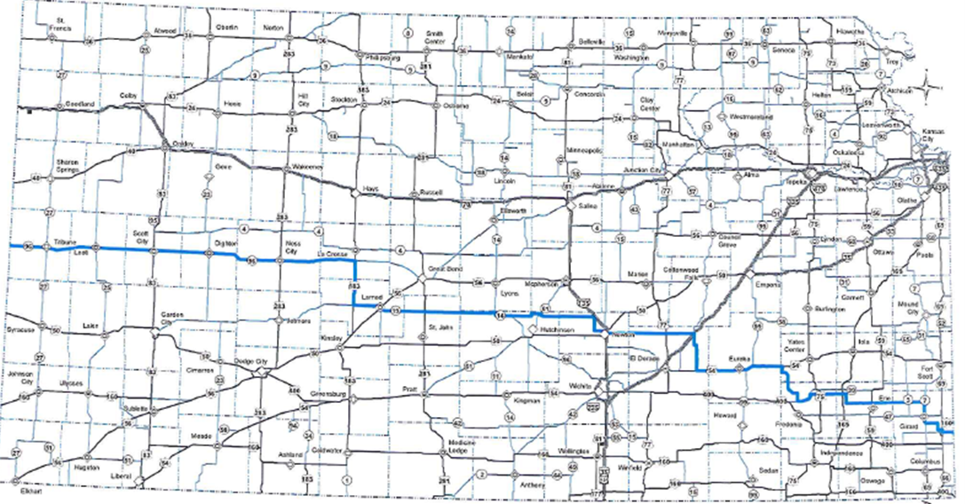 Bike Route 76 Map Kansas Transportation: Icymi: U.s. Bicycle Route 76 Designated In Kansas