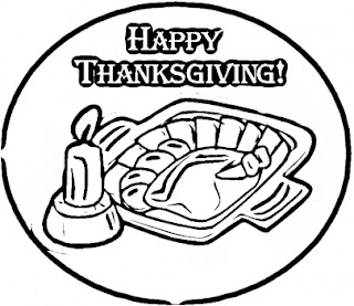 Thanksgiving coloring page