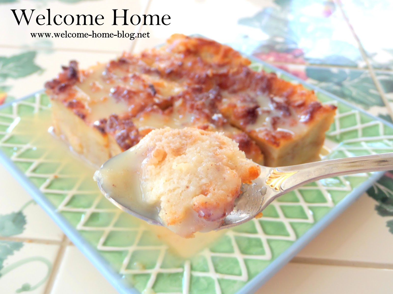 homemade bread pudding vanilla sauce