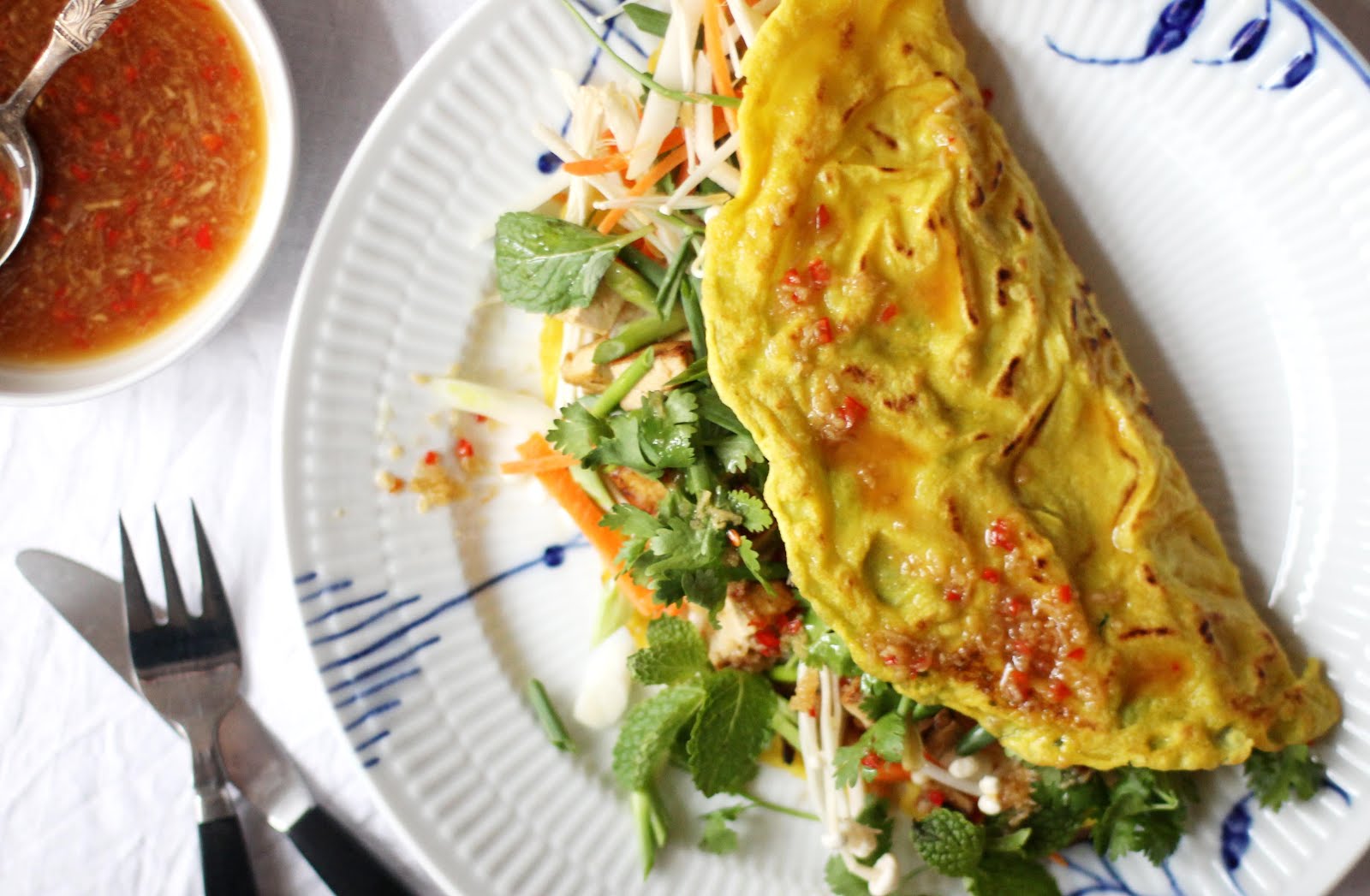 vietnamesiska pannkakor recept
