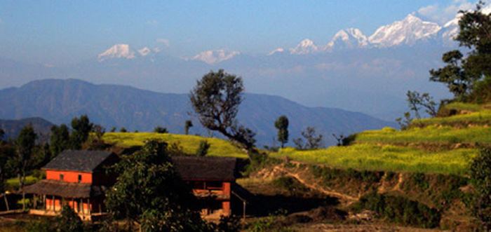 Image result for nepali typical grean villages