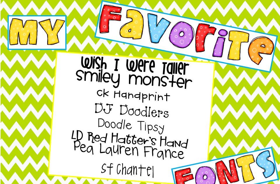 to Room 36! favorite fonts for the classroom